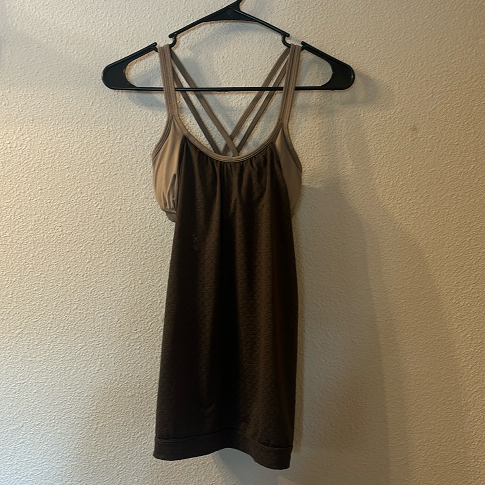 Athleta sports tank/bra combo size XXS